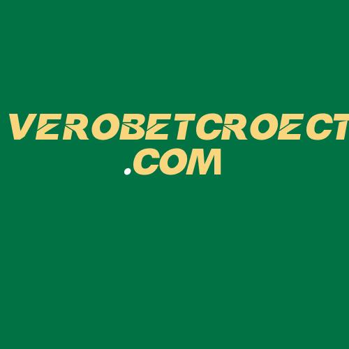 Logo da VEROBETCROECT